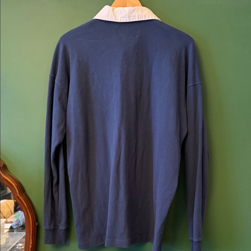Chubbies The Do Me A Solid Mens L Legacy Rugby Navy Polo Coastal Beach - Picture 8 of 8